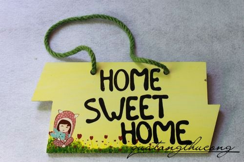 Bảng gỗ Home Sweet Home 5